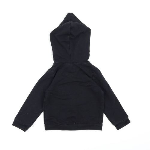 Mayoral Girls Black  Jersey Full Zip Hoodie Size 2 Years