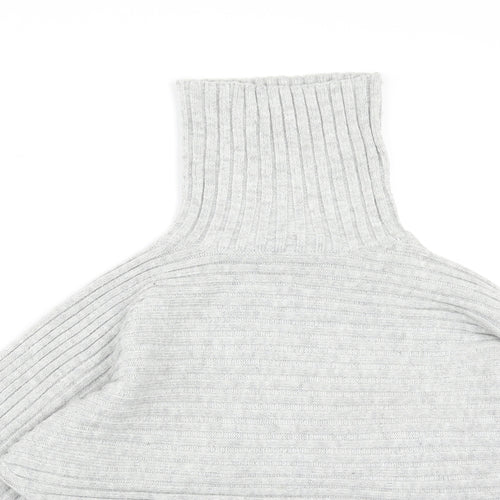 New Look Womens Grey  Knit Pullover Jumper Size S