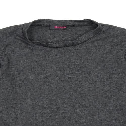 kaaya Womens Grey   Pullover Sweatshirt Size M