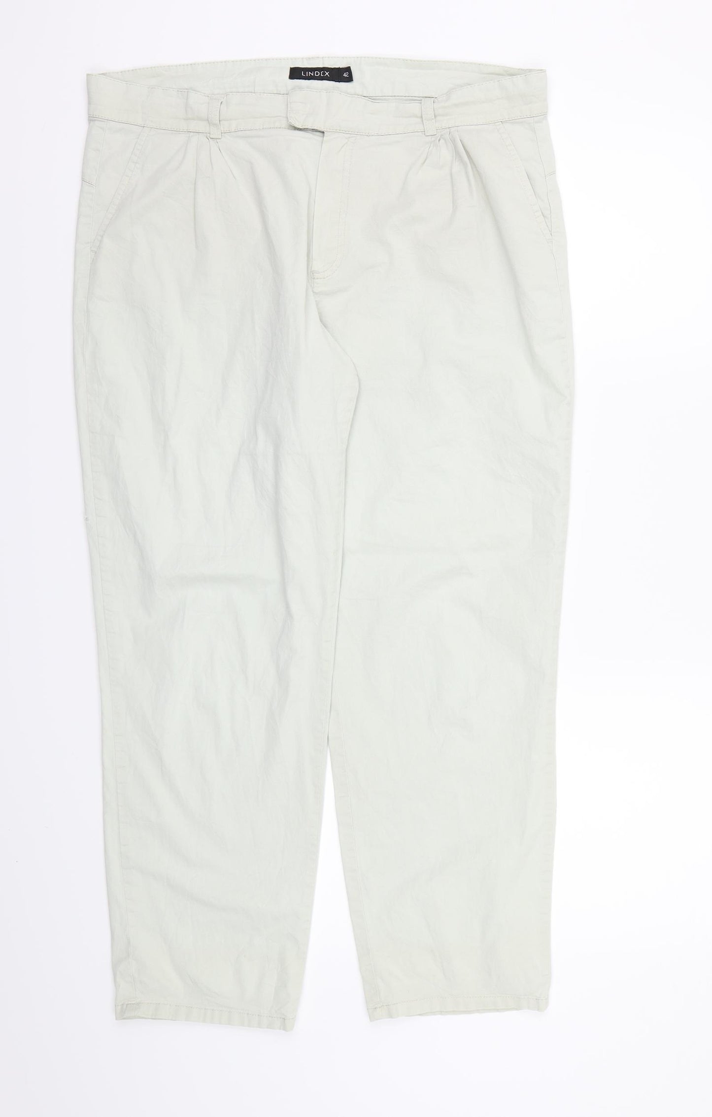 Lindex Womens Ivory   Trousers  Size 14 L26 in