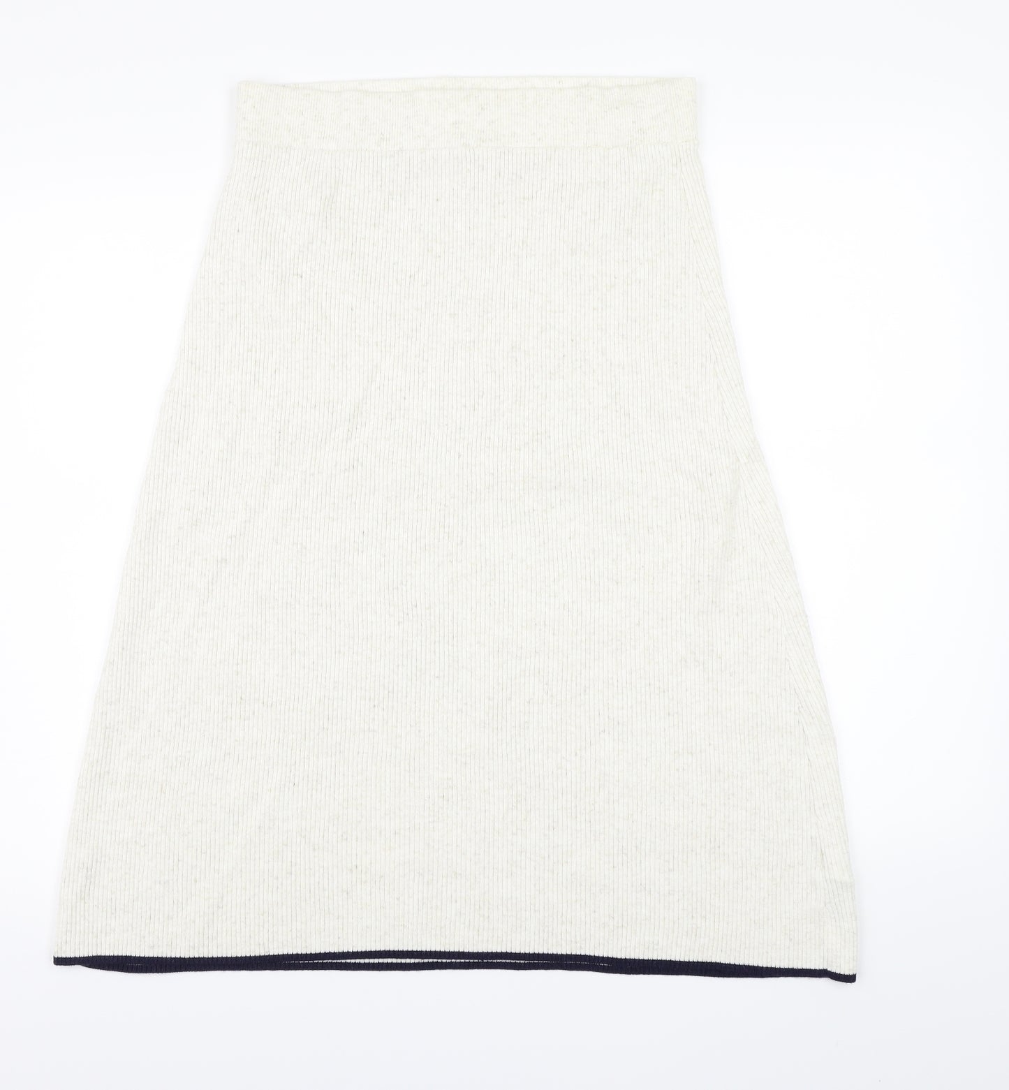 Marks and Spencer Womens Ivory  Knit A-Line Skirt Size M