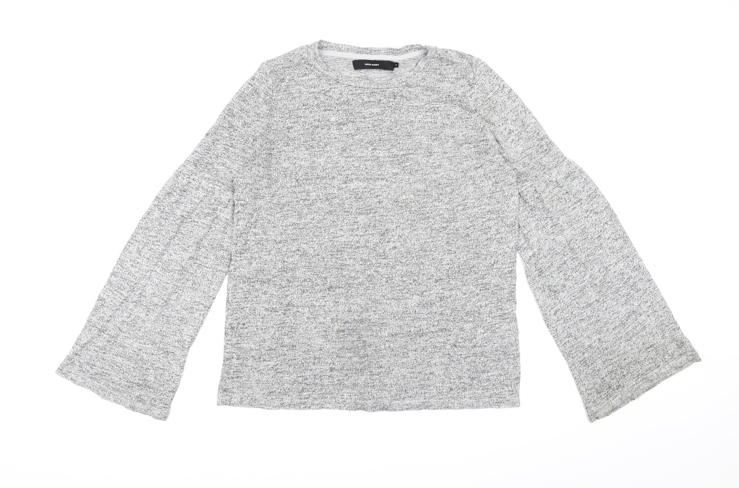 VERO MODA Womens Grey  Knit Pullover Jumper Size M