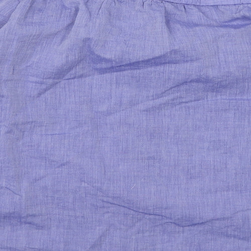 Miss Selfridge Womens Blue   Basic Blouse Size 8
