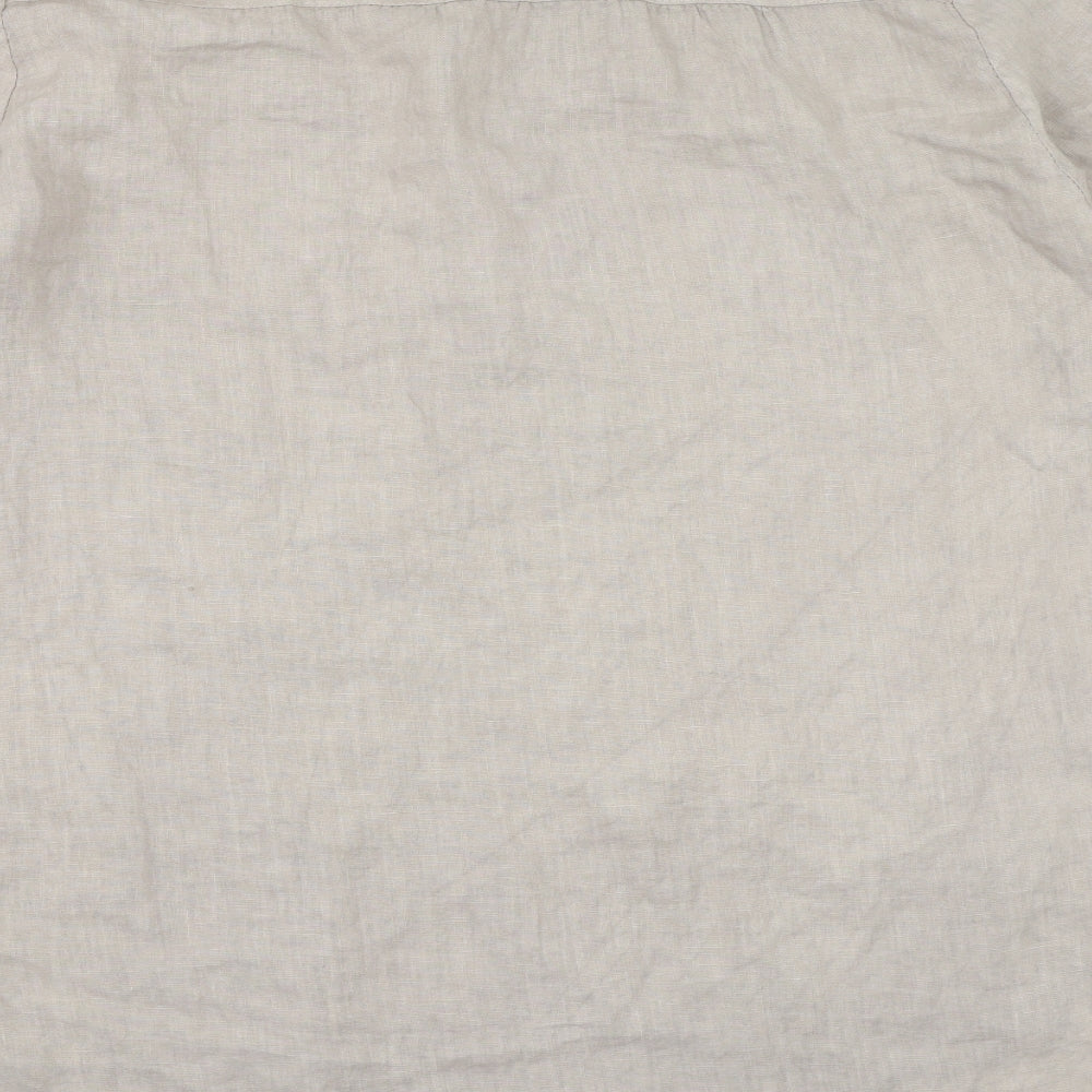 Rosemarine Womens Beige   Basic Blouse Size 2XL
