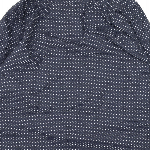 Peter Werth Mens Blue Polka Dot   Button-Up Size M