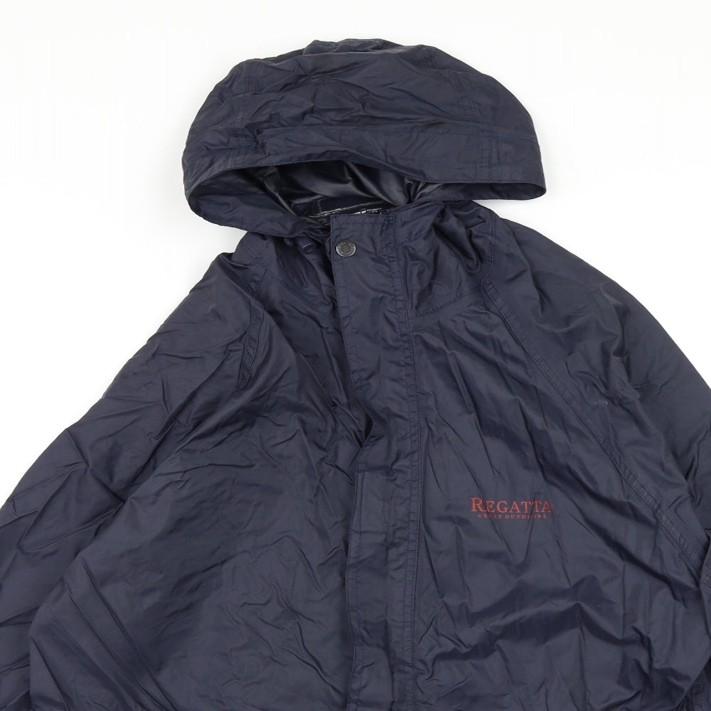 Regatta Mens Blue   Rain Coat Coat Size S