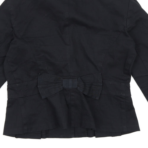Lux Womens Black   Jacket Blazer Size L