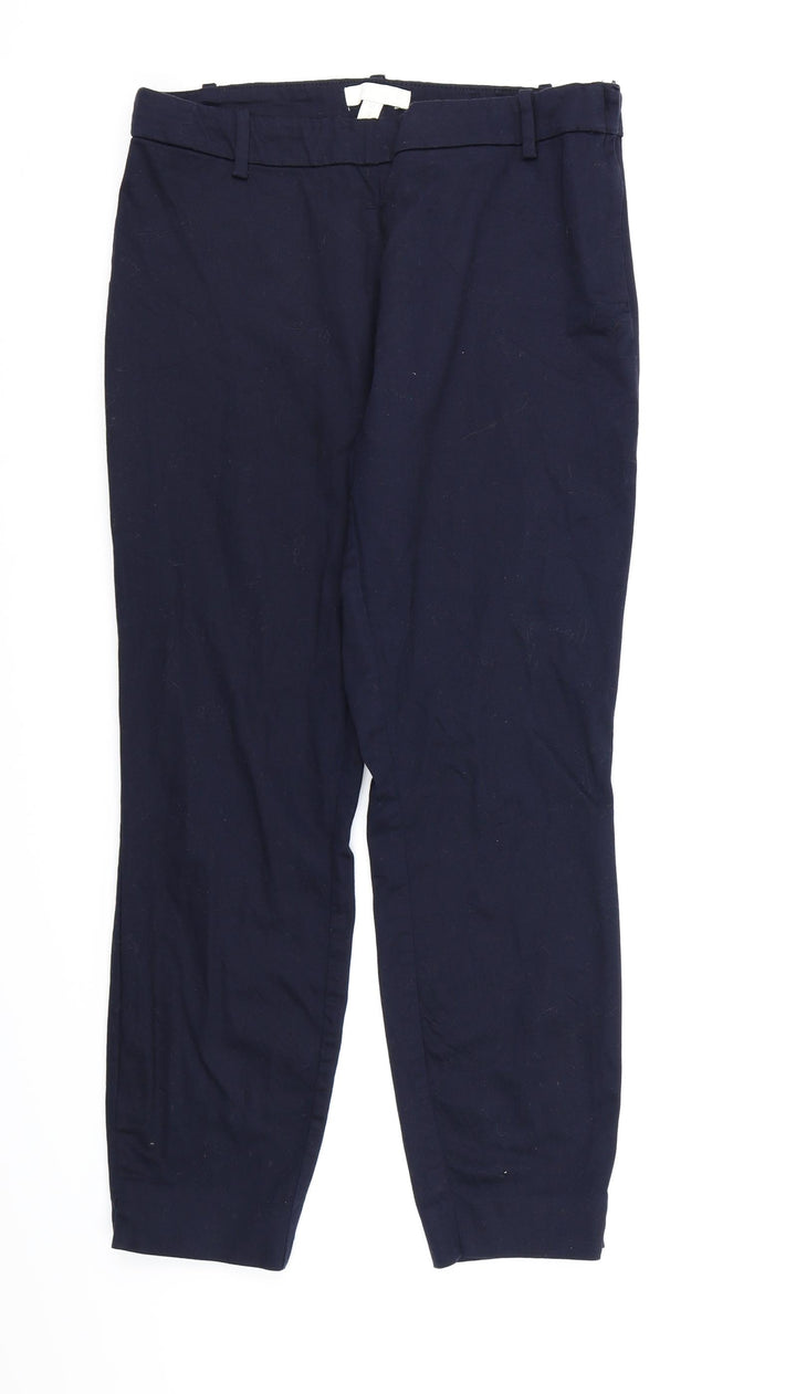 H&M Womens Blue   Trousers  Size 12 L26 in