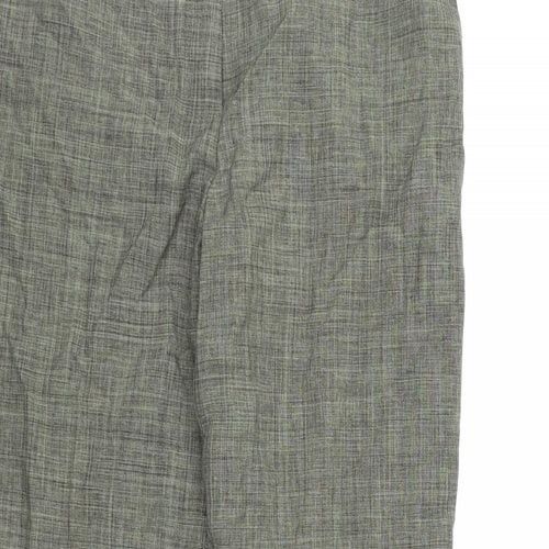 Marks and Spencer Womens Green  Rayon Trousers  Size 12 L30 in