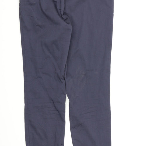 H&M Womens Grey  Rayon Chino Trousers Size 10 L26 in