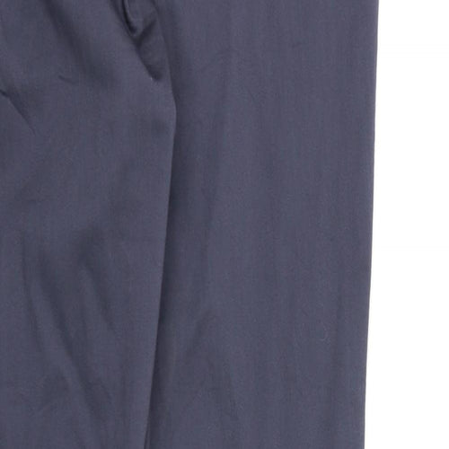H&M Womens Grey  Rayon Chino Trousers Size 10 L26 in