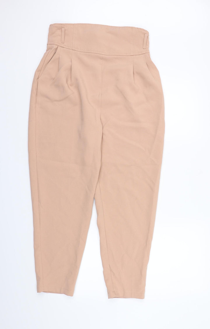 ASOS Womens Pink  Rayon Bloomer Trousers Size 12 L26 in