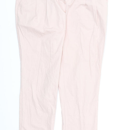 Select Womens Pink   Chino Trousers Size 8 L28 in