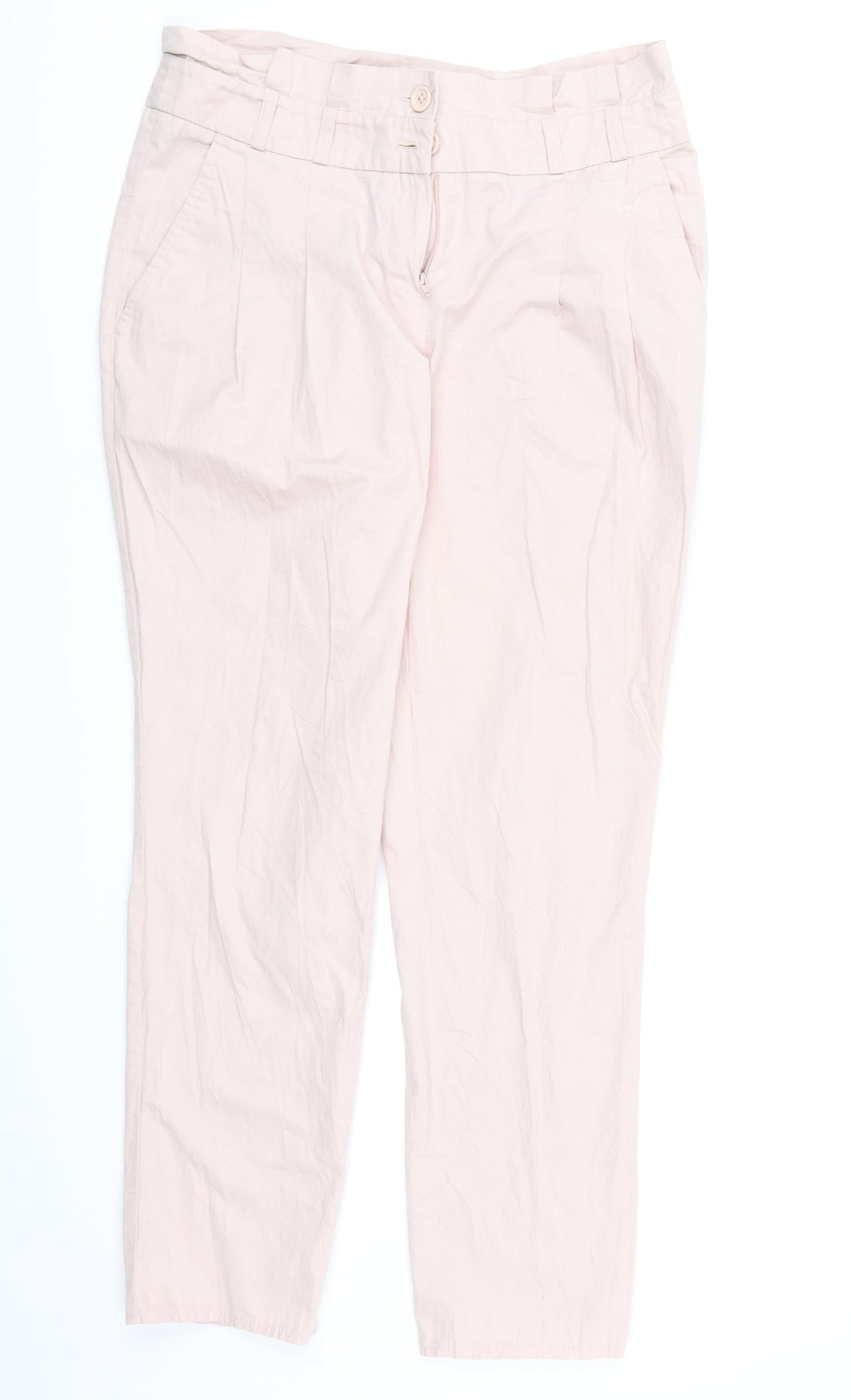 Select Womens Pink   Chino Trousers Size 8 L28 in