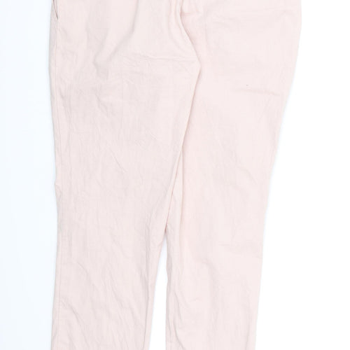 Select Womens Pink   Chino Trousers Size 8 L28 in