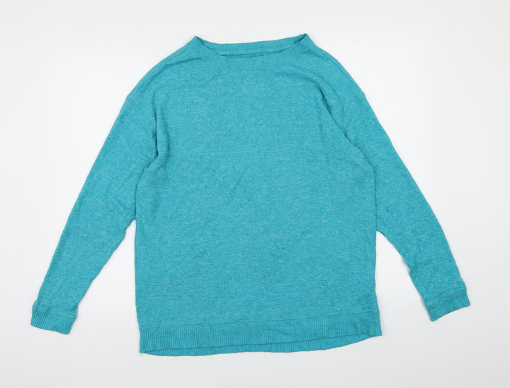 Hollister Womens Blue Knit Pullover Jumper Size S