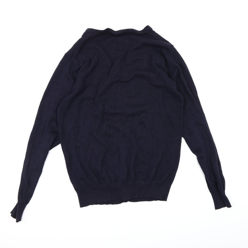 Cedar Wood State Mens Blue  Knit Cardigan Jumper Size M