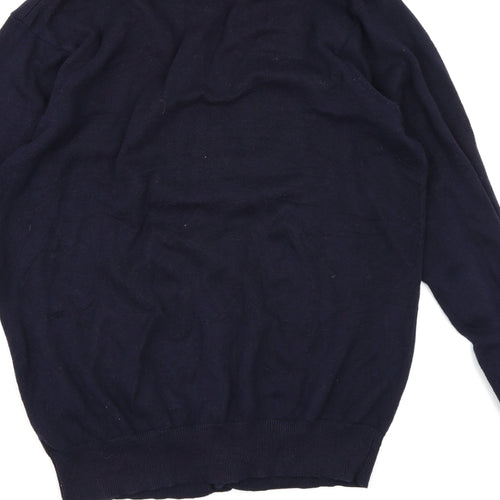 Cedar Wood State Mens Blue  Knit Cardigan Jumper Size M