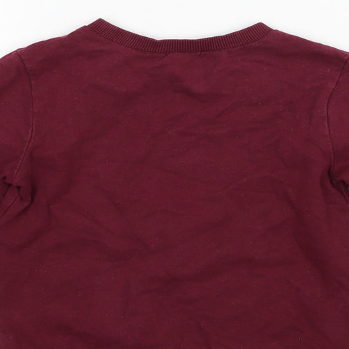 Mothercare Boys Purple   Pullover Jumper Size 18-24 Months
