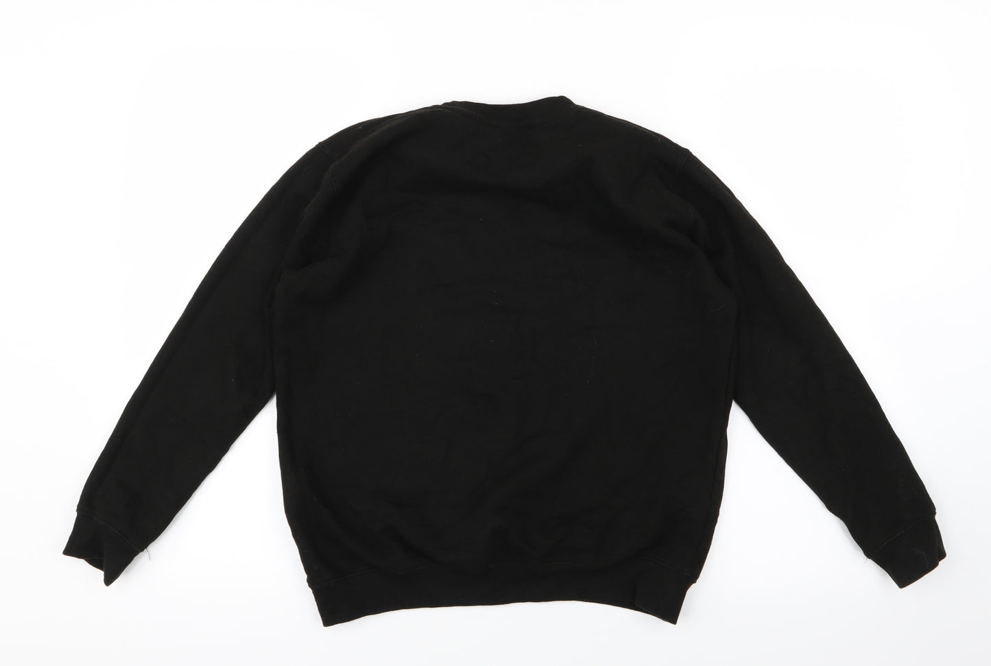 Just Hoods Girls Black   Pullover Jumper Size 12-13 Years