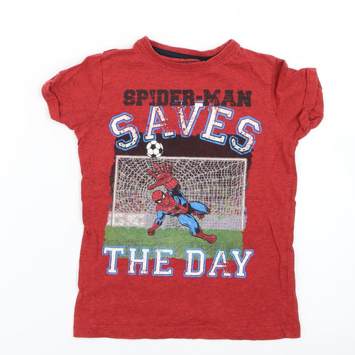 NEXT Boys Red   Basic T-Shirt Size 5 Years  - Spider-Man