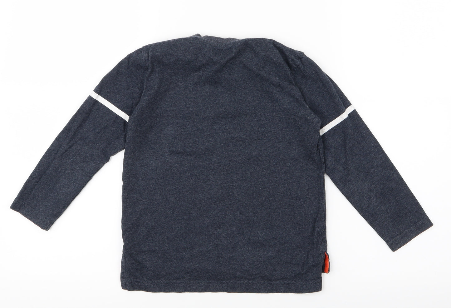 Very  Boys Blue   Basic T-Shirt Size 5-6 Years  - Dinosaur