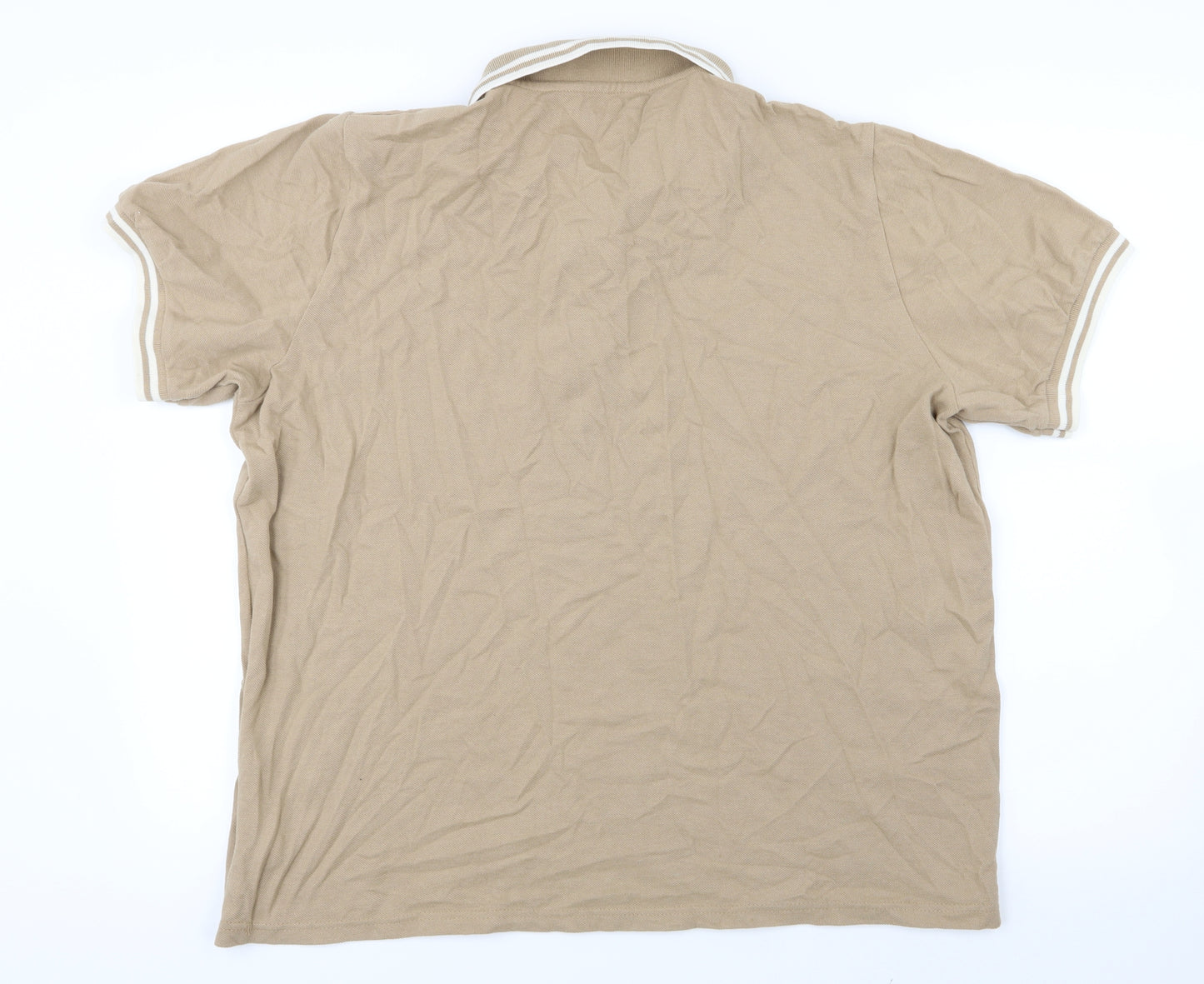 Boohoo Mens Beige    Polo Size XL