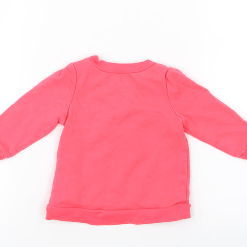 George Girls Pink   Pullover Jumper Size 0-3 Months  - Minnie Mouse