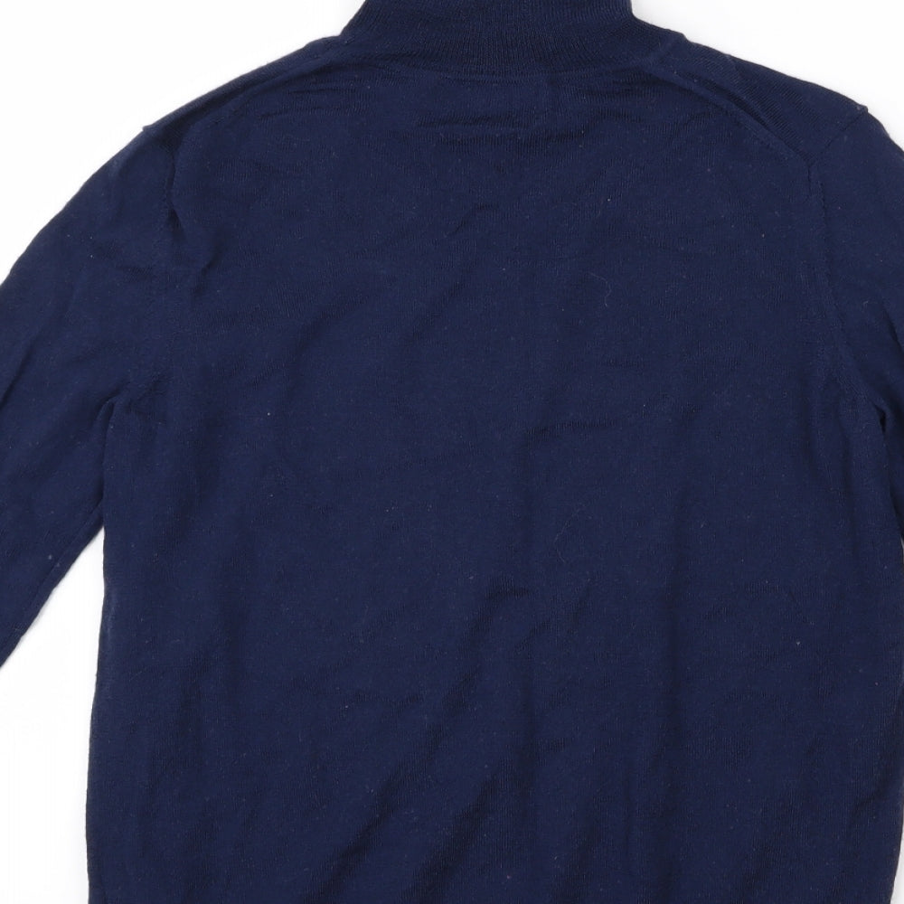 Marks and Spencer Womens Blue  Knit Basic T-Shirt Size 8