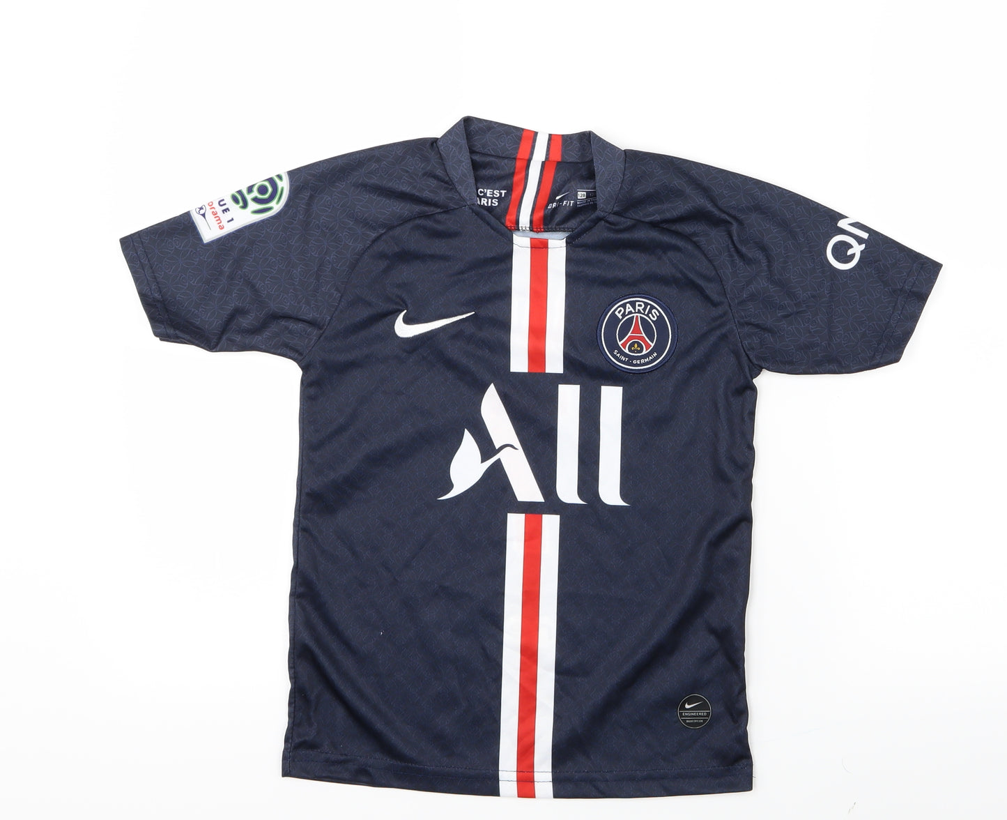 Nike Boys Blue   Basic T-Shirt Size 8 Years  - Paris Saint Germain