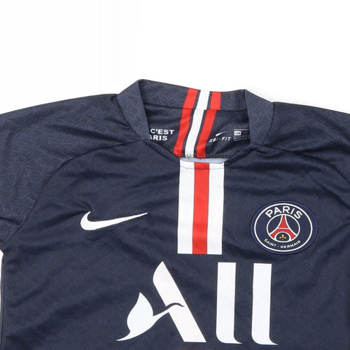Nike Boys Blue   Basic T-Shirt Size 8 Years  - Paris Saint Germain