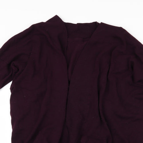 Capsule Womens Purple  Knit Cardigan Jumper Size 20