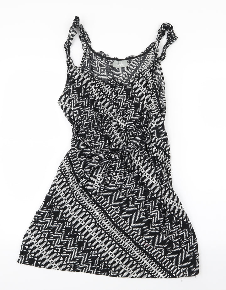 Wallis Womens Black Geometric  Mini  Size M