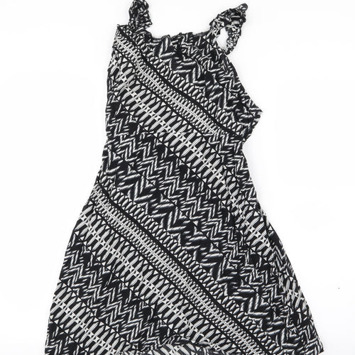 Wallis Womens Black Geometric  Mini  Size M