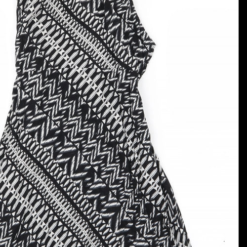 Wallis Womens Black Geometric  Mini  Size M
