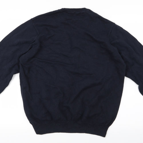 Blue Harbour Mens Blue  Knit Pullover Jumper Size L