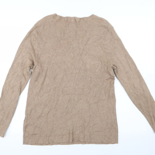 TU Womens Beige  Knit Pullover Jumper Size 18