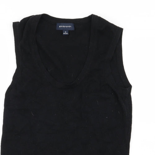 Gordon Smith Womens Black  Knit Pullover Jumper Size M
