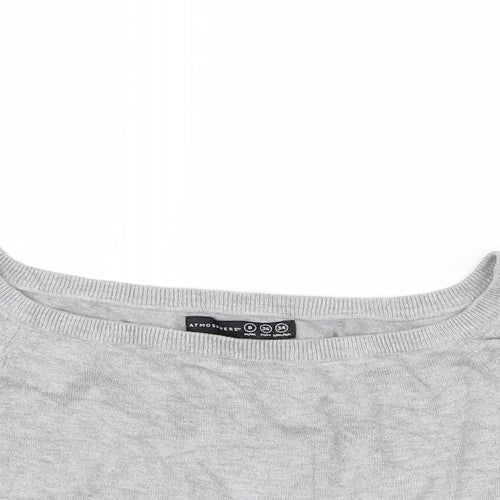 Atmosphere Womens Grey  Knit Cropped T-Shirt Size 8