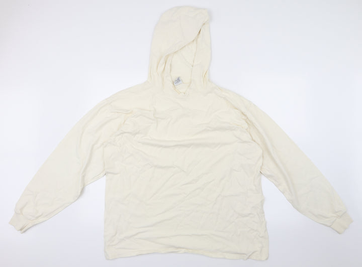 Gap Womens White Pullover Hoodie Size M