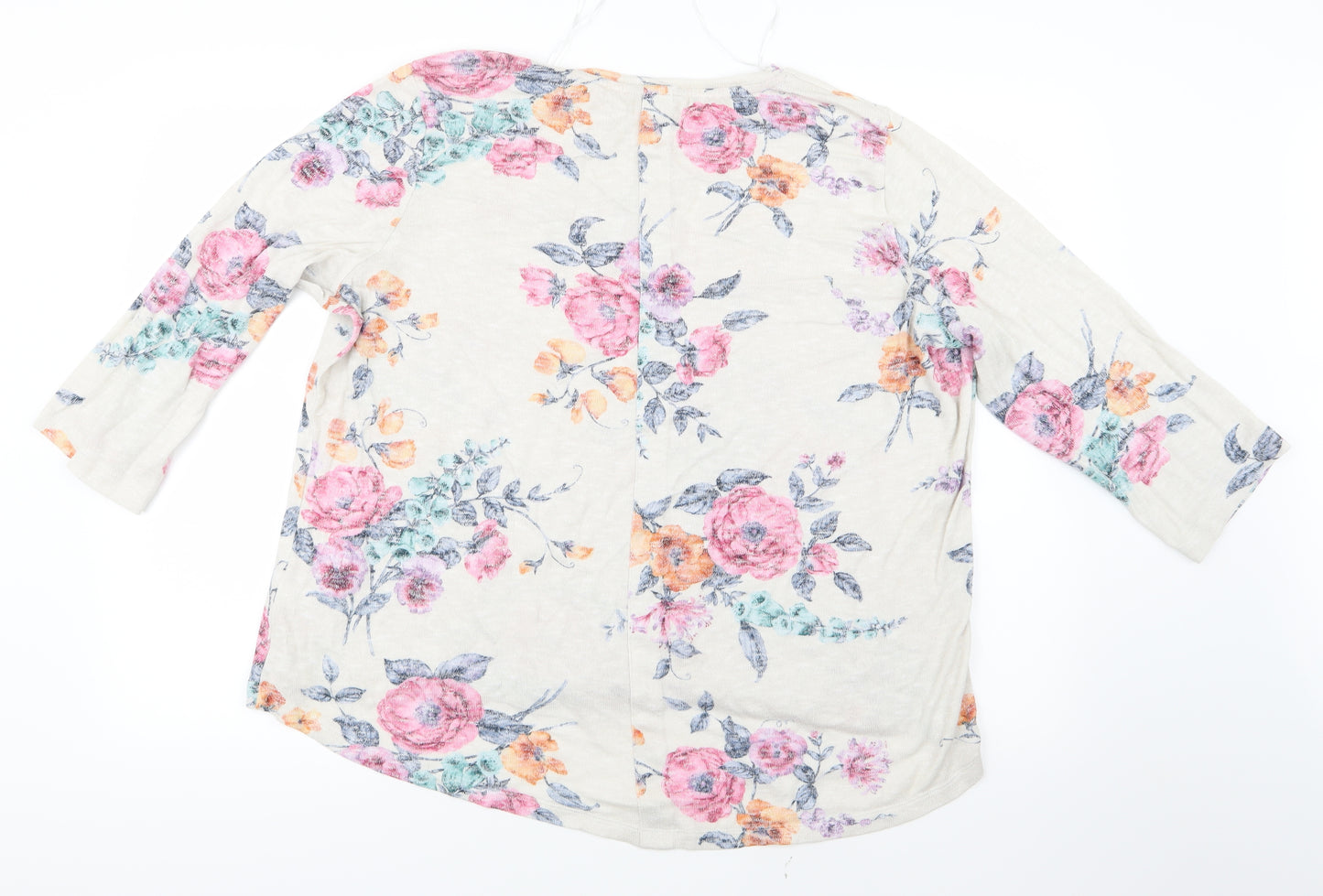 TU Womens Pink Floral  Basic Blouse Size 20