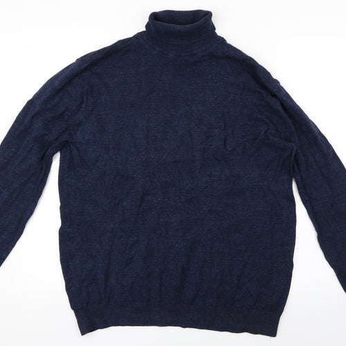 NEXT Mens Blue  Knit Pullover Jumper Size XL
