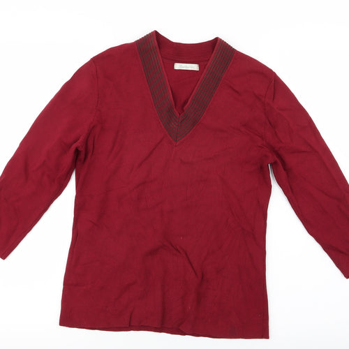 Berkertex Womens Red   Basic Blouse Size 14