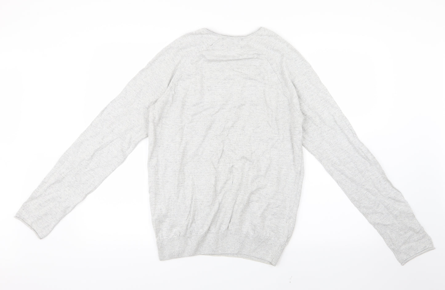Mavi Mens Grey  Knit Pullover Jumper Size M