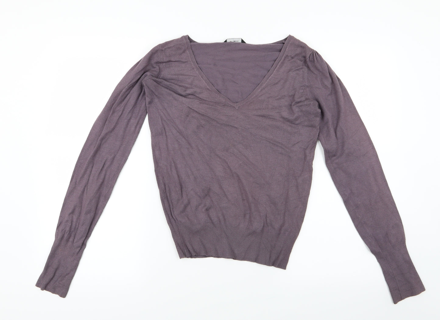 Dorothy Perkins Womens Purple  Knit Pullover Jumper Size 10