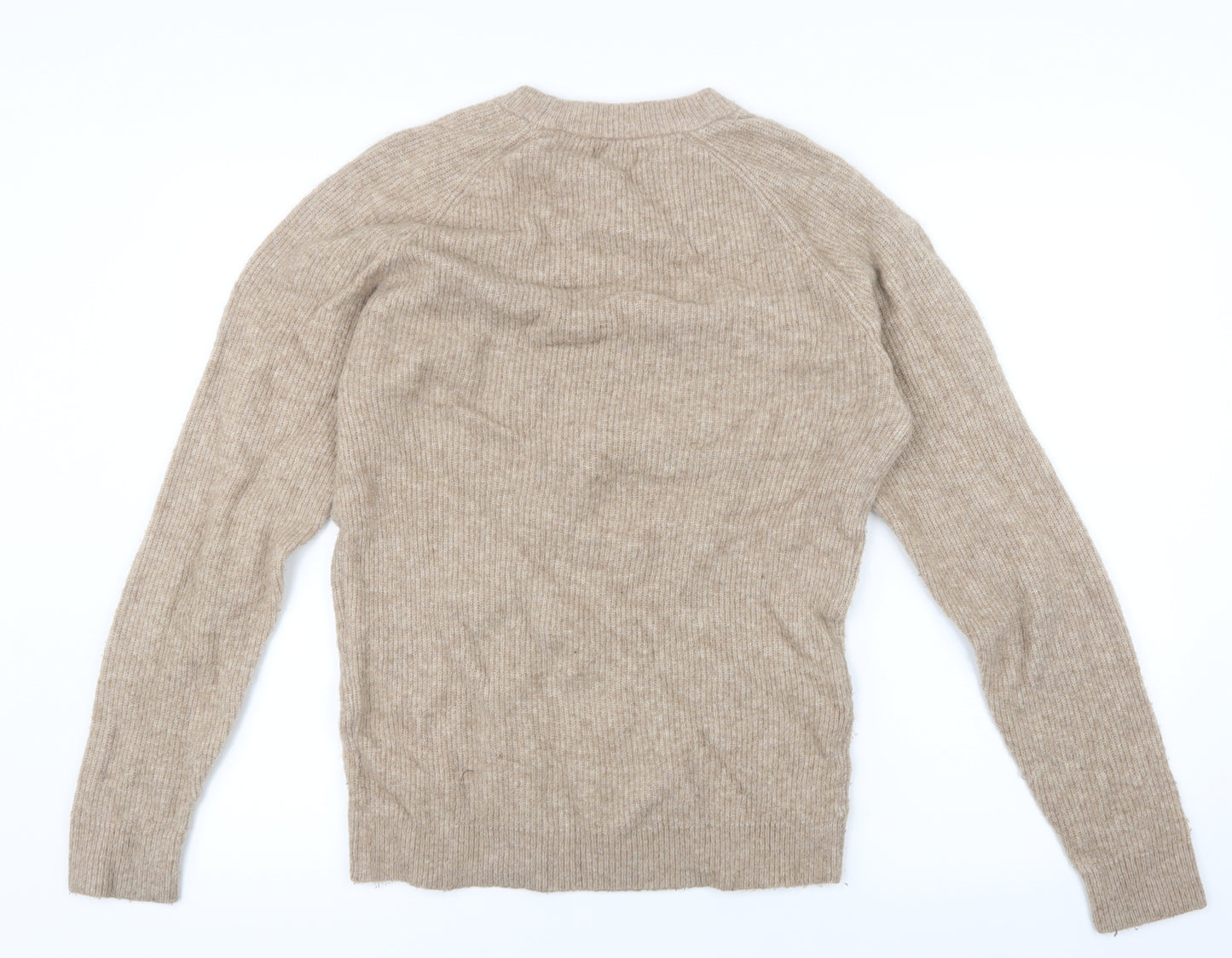 NEXT Womens Beige  Knit Pullover Jumper Size S