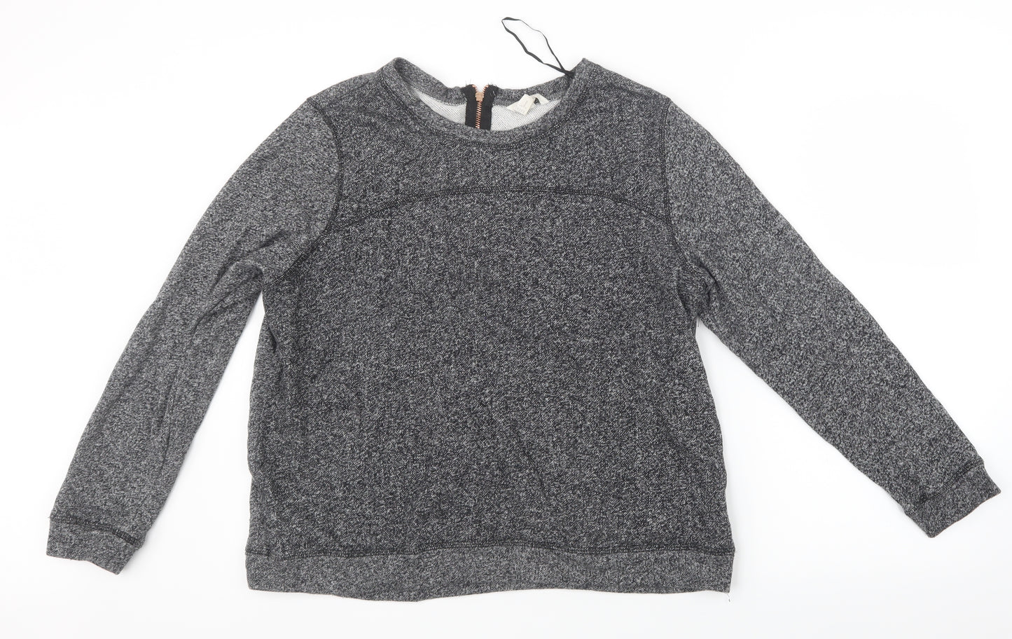 H&M Womens Grey  Knit Pullover Jumper Size 14