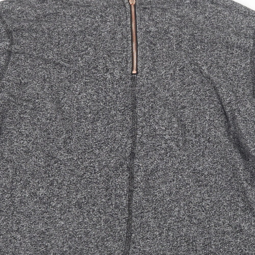 H&M Womens Grey  Knit Pullover Jumper Size 14