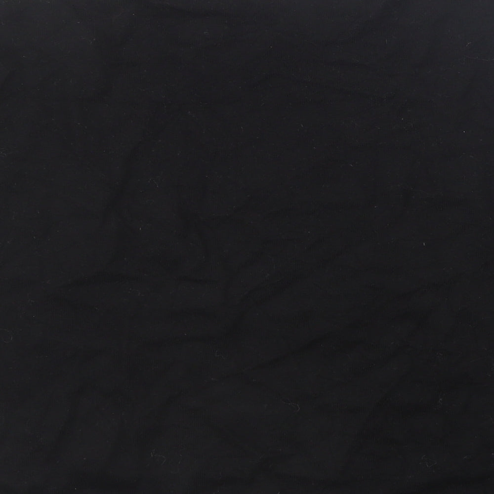 Jigsaw Womens Black Geometric  Basic T-Shirt Size M