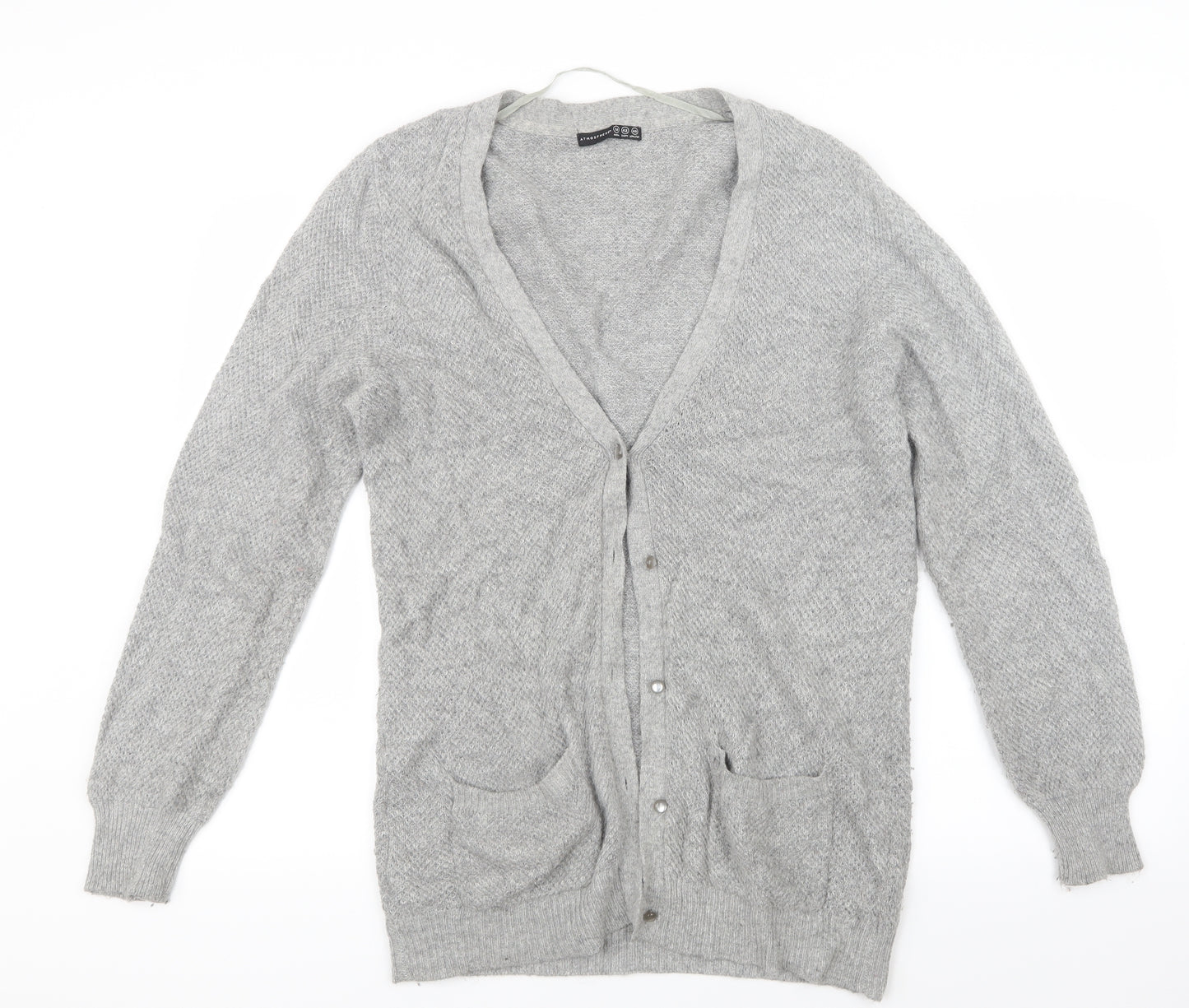 Atmosphere Womens Grey  Knit Cardigan Jumper Size 14